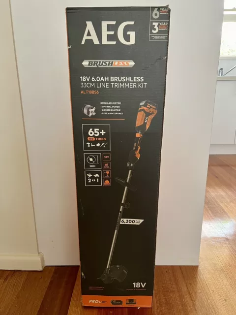 AEG 58V BRUSHLESS 43cm Line Trimmer Skin Only Whipper Snipper ALT58BT Rigid NEW 469.99 PicClick AU