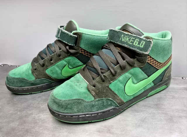 MENS NIKE AIR Mogan Mid Premium SB 6.0 Trainers Size UK 10 Pine Green Rare 54.99 PicClick UK