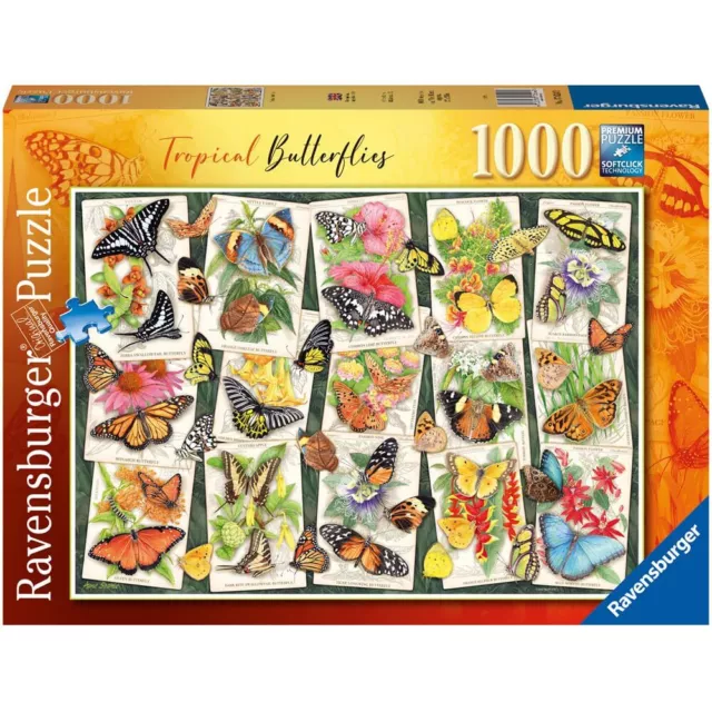 Ravensburger Tropical Butterflies 1000 Piece Jigsaw Puzzles for Adults and Kids