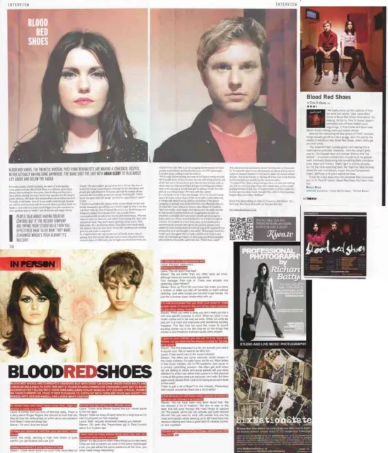 BLOOD RED SHOES : CUTTINGS COLLECTION - Interviews