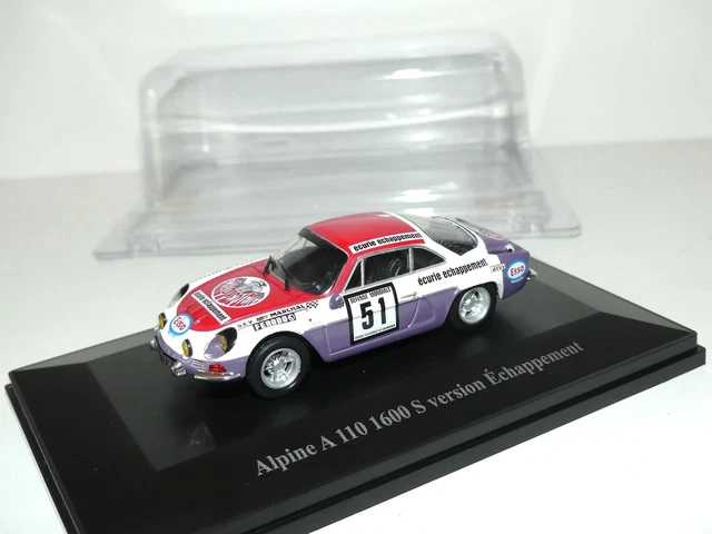 Miniature Alpine Renault A110 Beltoise - 24H Chamonix Cofradis Trofeu - Échelle 1/43 - Réf COF09
