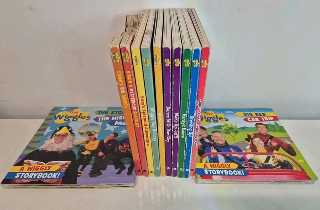 THE WIGGLES BOOK Bundle 18 A Wiggly Mystery + Fruit Salad + Emma's ...