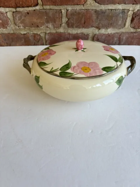 Franciscan Desert Rose Covered Casserole Dish & Lid Vintage