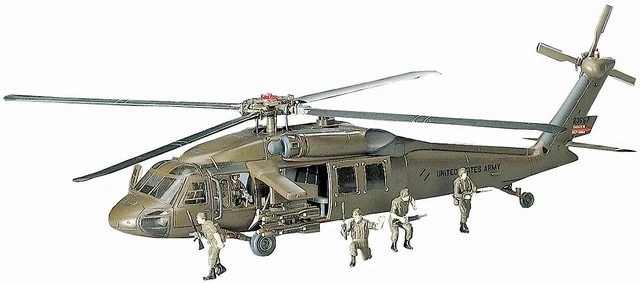 172 US Army UH-60A Black Hawk Plastic Model D3