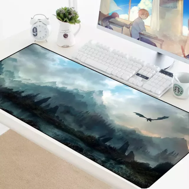 70x30CM Skyrim Mouse-pad Large Gaming Mousepad Mat Keyboard Pad