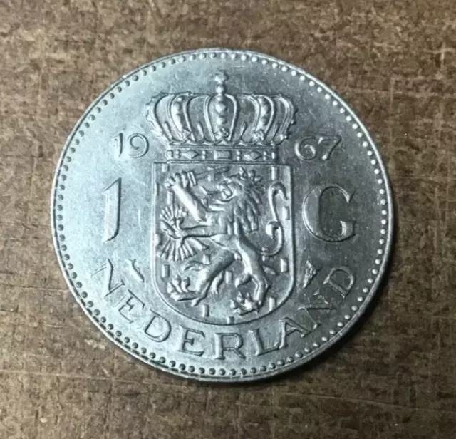 1957 Netherlands, Nederlands 1 Gulden, WORLD COIN, You pick the Date, 1 coin