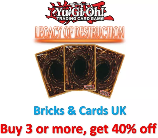 Yu-Gi-Oh! Legacy of Destruction - Super Rare / Common LEDE 1st Edition