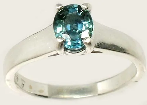 Blue Sapphire Ring 1ct Antique 19thC Ancient Persian Medicinal “Gem of Heaven”