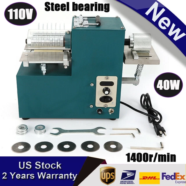 Electric Slitter Cutting Machine Shoe Bags Leather Strap Slitting Cutter 1400RPM
