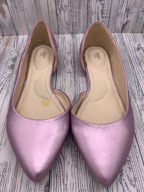 Cushion Walk by Avon flat shoes metalic pink lavender Size 10