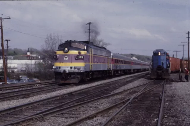 Mbta      Original Railroad Slide    Boston   Mbta