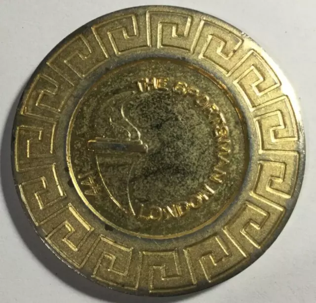 Metal token from the Sportsman Casino, London.