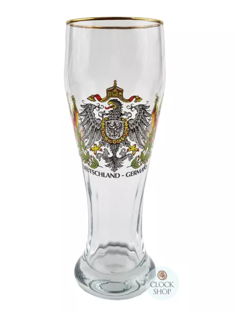 German Crest Large Wheat Beer Glass 0.5L