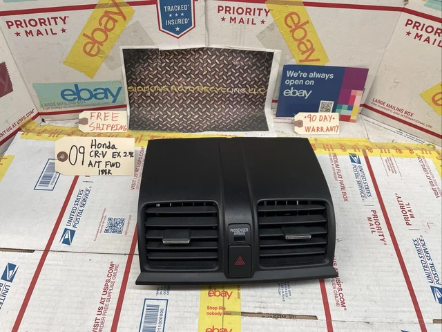 07-11 Honda Crv Center Dash Air Vents A/C Heater Trim Panel Hazard Light Switch