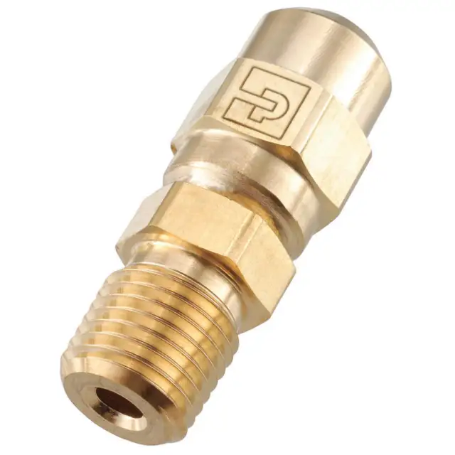 PARKER 4M-PG4L-B Purge Valve,1/4 In,Up to 3000 psi