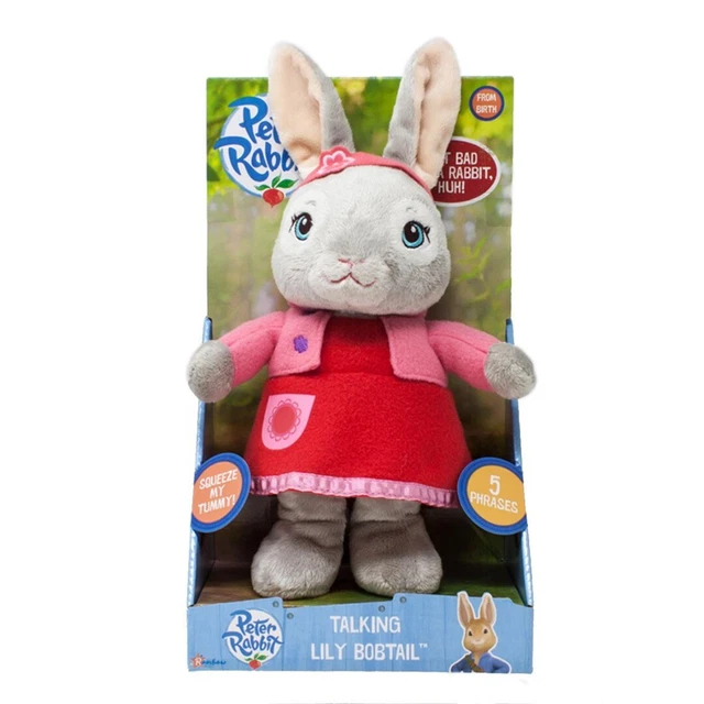 PETER RABBIT TALKING Plush Lily Bobtail £26.99 - PicClick UK