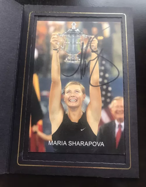 Maria Sharapova Autograph Signed Photo USOPEN Tennis from Sugarpova