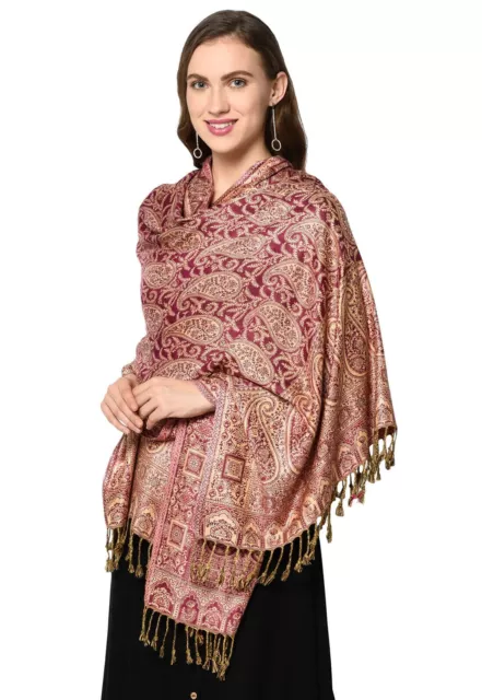 Sciarpa Dupatta da donna in morbida seta con scialle alla moda, stola in...