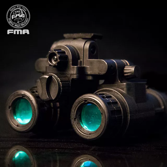 FMA Casco Binocular Táctico NVG PVS31 Maniquí de Visión Nocturna Función de Luz