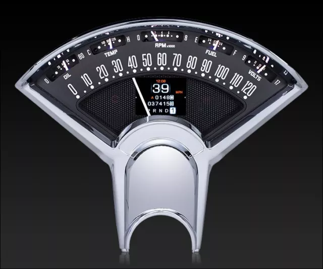 Dakota Digital RTX-55C-X - 1955-56 Chevy Car RTX Gauge Kit Cluster Gauges Dakota Digital RTX-55C-X - 1955-56 Chevy Car RTX Gauge Kit Cluster Gauges