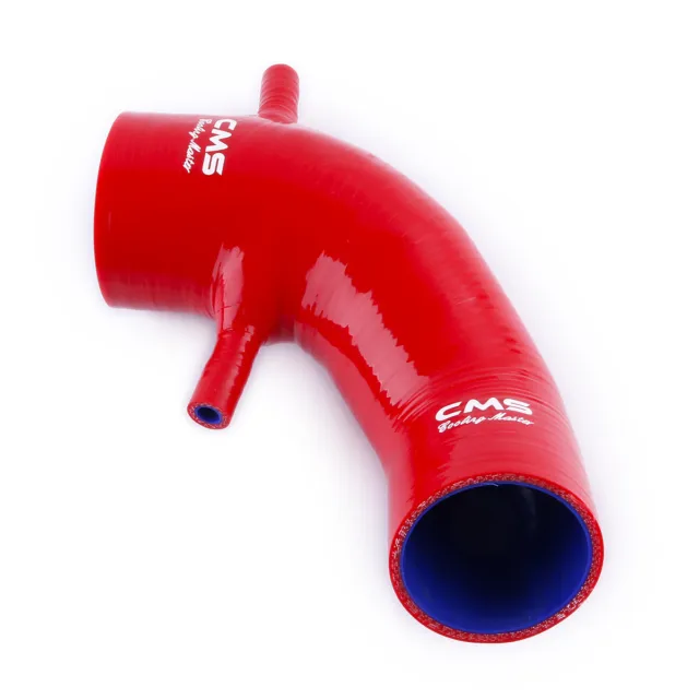 4-PLY Silicone Air Flow Intake Hose Red For Honda Civic EP3 Type-R Integra DC5