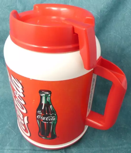 Coca-Cola Whirley 64 oz Travel Mug MM-64 Insulated Drinking Cup w/Lid