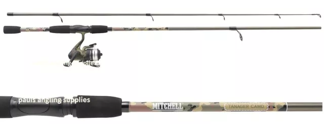 MITCHELL TANAGER CAMO Spin Fishing Rod Spinning Rod & Reel with
