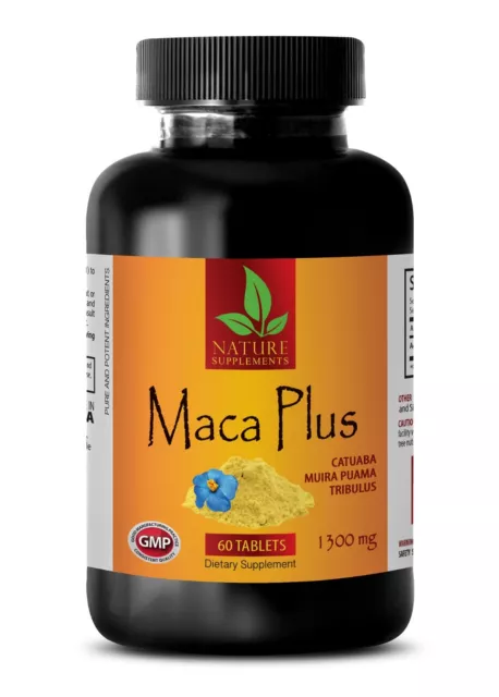 strong aphrodisiac - Black MACA ROOT Extract Pills 1300mg - male fertility pills