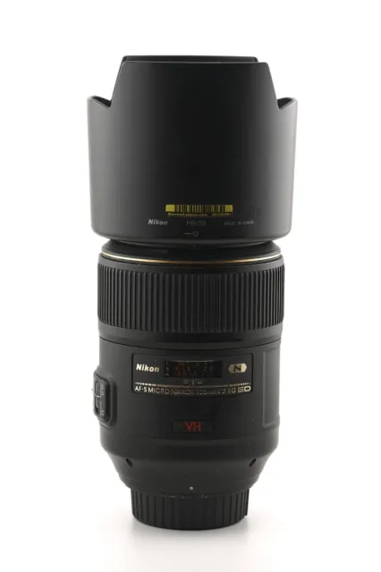 Nikon AF-S Micro NIKKOR 105mm f/2.8 G VR IF-ED Macro Lens - Well-Used