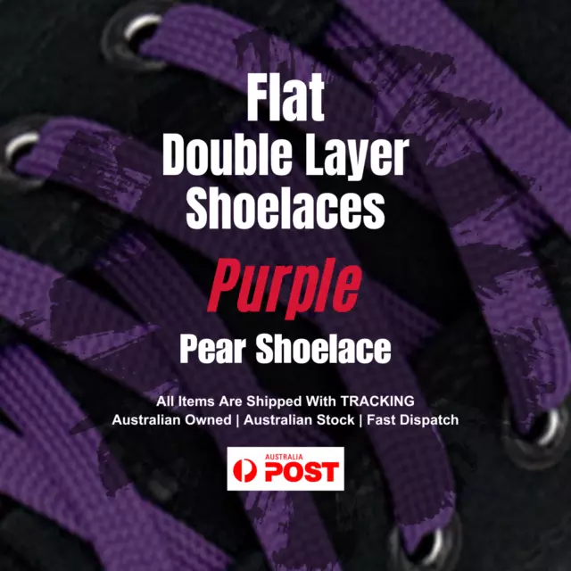 Shoelace Flat Purple Boot Lace Sport Reebok Nike Adidas Jordan Converse PF10MM