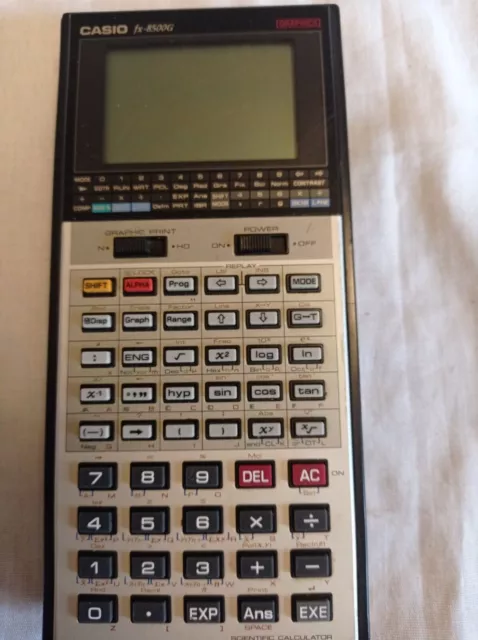 Casio FX8500G vintage calculatrice de collection