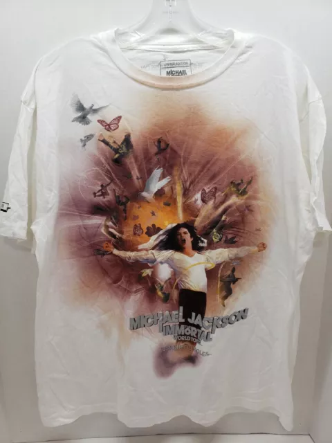 Michael Jackson Cirque Du Soleil The Immortal World Tour T Shirt XLarge Limited