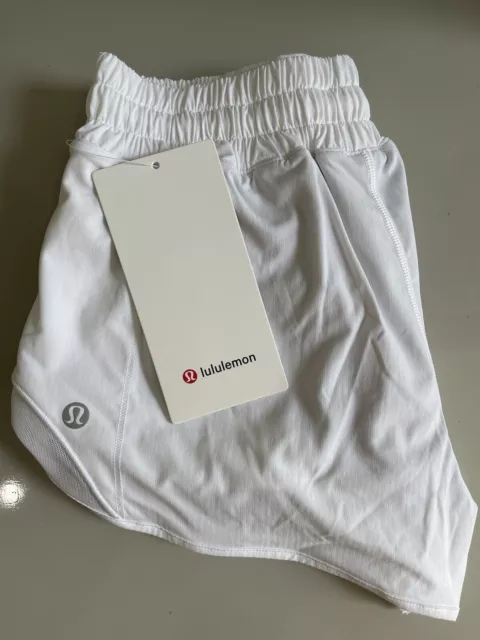 Lululemon Hotty Hot Low-Rise Lined Short 2.5" White Size 6