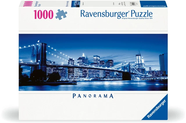 1000 TEILE RAVENSBURGER Puzzle Panorama Leuchtendes New York 12000438 ...