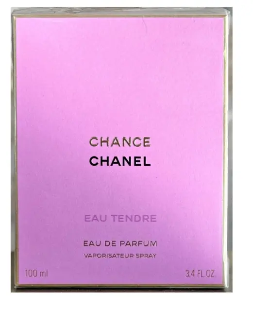 CHANCE EAU TENDRE 3.4 oz Eau De Parfum Factory Sealed Free