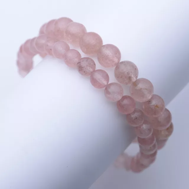4-8mm Stretchy Stone Bracelets Assorted Natural Gemstone Beads Healing Reiki