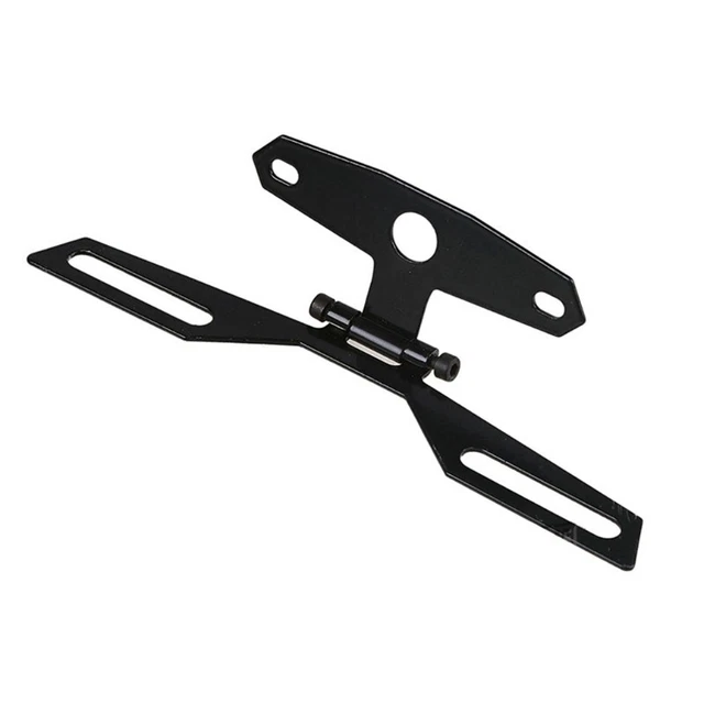 Motorcycle License Plate Bracket Adjustable Flip Up Universal Eliminator Folding