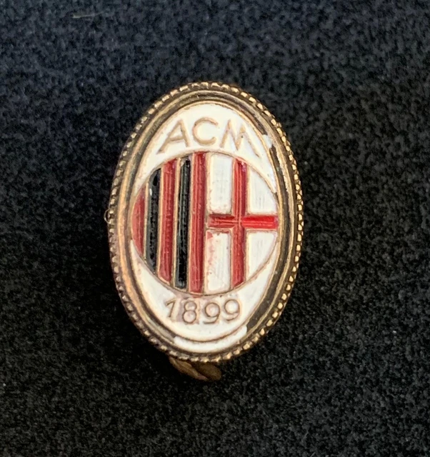 Spilla Pins Sportiva Squadra di Calcio Vintage Smaltata - A.C. Milan