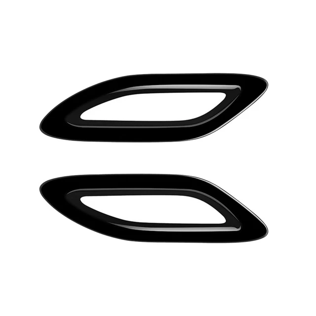 Autoelements Front Bumper Fog Light Cover Trims (Set Of 2) For 2011-2013 Hyundai Sonata - Primed