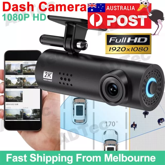HD 1080P WiFi Car Camera DVR 170° Dash Cam Video Recorder Monitor Night Vision