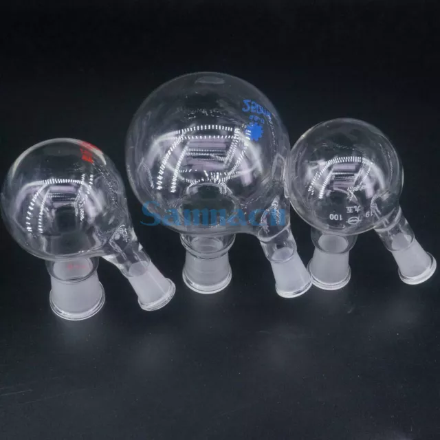 10-2000ml Multiple Joint 2-neck Round Bottom Lab Glass Boiling Flask Ware