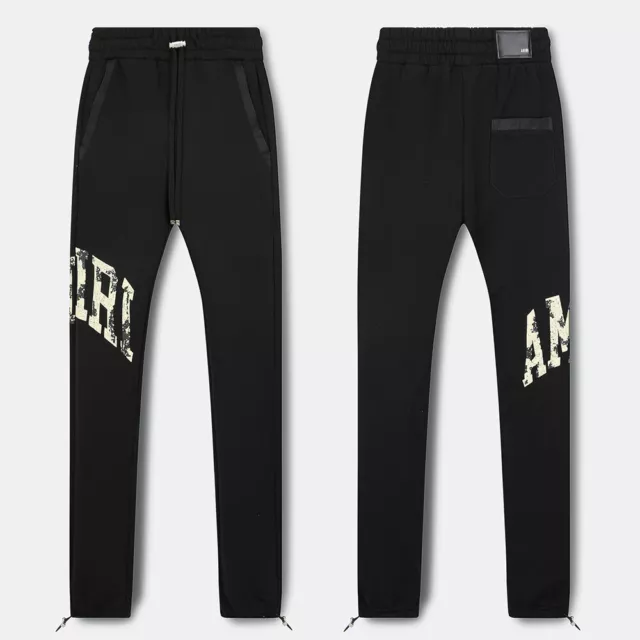 New Pop Joggers Sweatpants Men's Casual Slim-Fit With Zippers On Pockets AM8813A