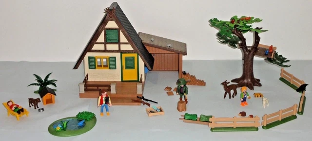 Maison sale forestière playmobil