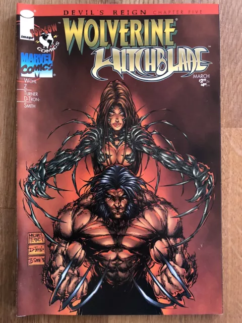 Wolverine / Witchblade  #1 Marvel/Image (Mar’97) Devils Reign Chapter 5