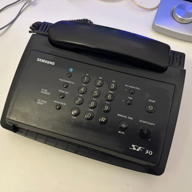 SAMSUNG SF-30 FAX - FAX MACHINE PHONE & COPIER + Cordless Phone