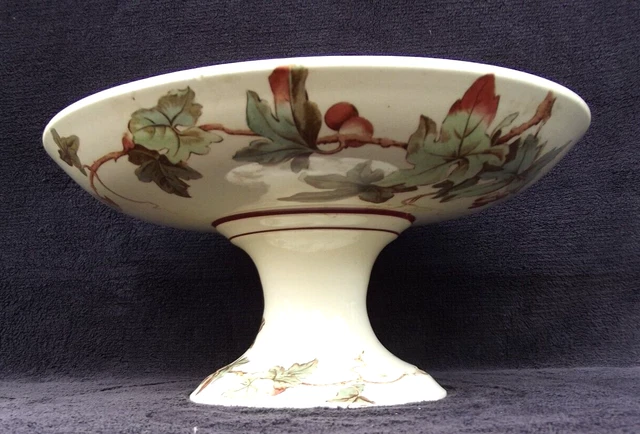 Compotier Faïence De Lunéville – Modèle RÉVERBÈRE – Pied-douche – Très Bon état