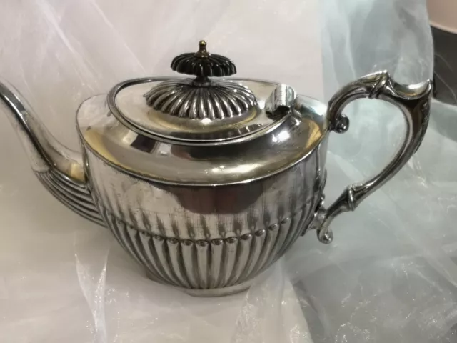 Antique Victorian EPBM Silver Plated Teapot