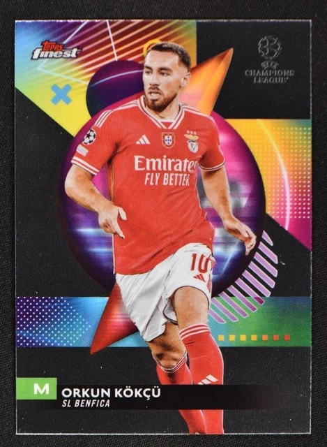 2023-24 TOPPS FINEST UEFA Base #33 Orkun Kökçü - SL Benfica EUR 1,37 ...