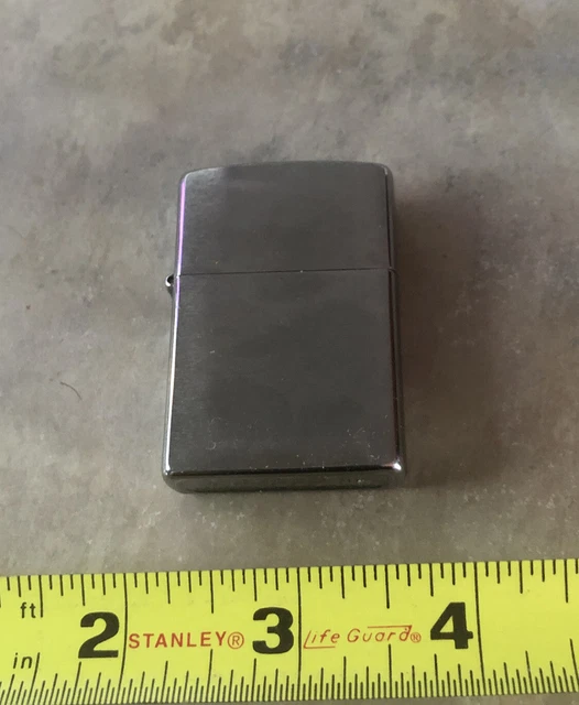 Silver color zippo lighter USA made in Bradford pa No Retail Box