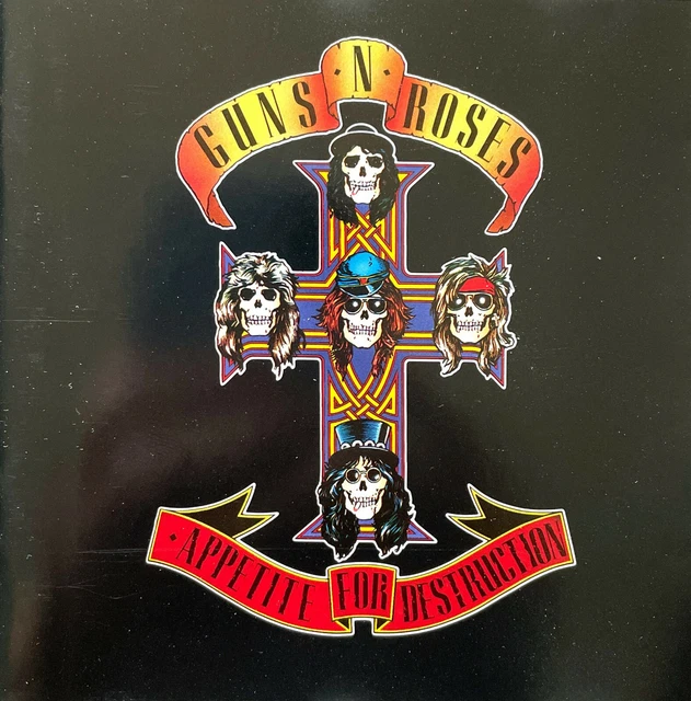 GUNS N' ROSES Appetite For Destruction Cassette Tape 1987 Warner Bros